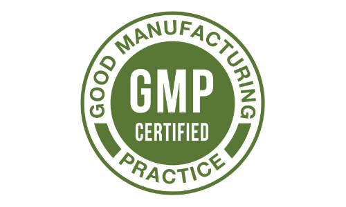 GMP Certified Logo – Nitric Boost Supplement Manufactured in a Good Manufacturing Practices (GMP) Certified Facility for Quality and Purity