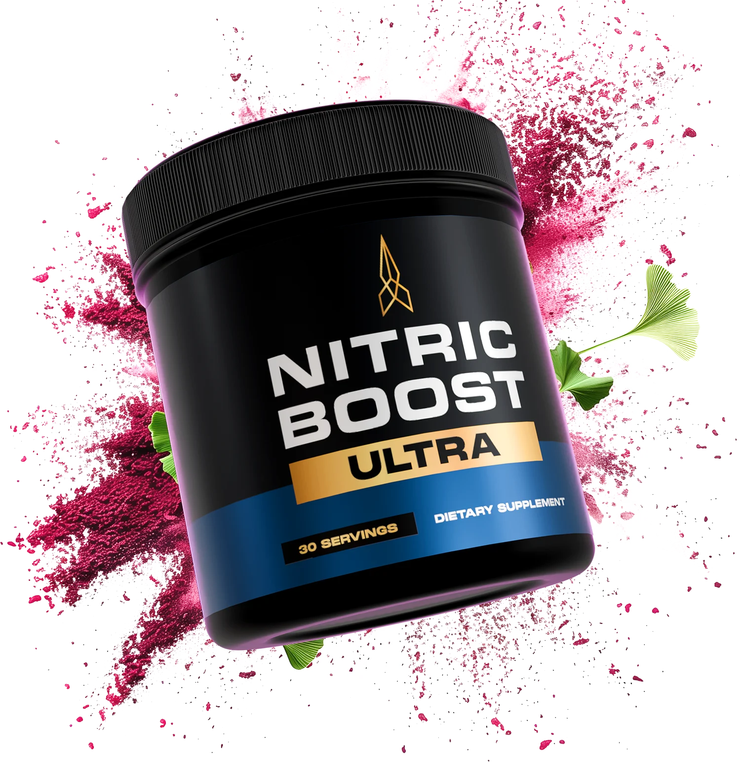 Nitric Boost Supplement Bottle – Natural Nitric Oxide Booster for Enhanced Blood Flow, Stamina, and Performance